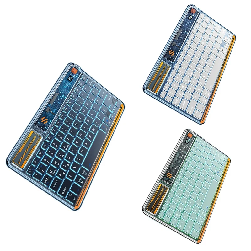 

Wireless Bluetooth Keyboard With Voice Type-C Keyboards For Ipad Huawei Xiaomi Windows -Black