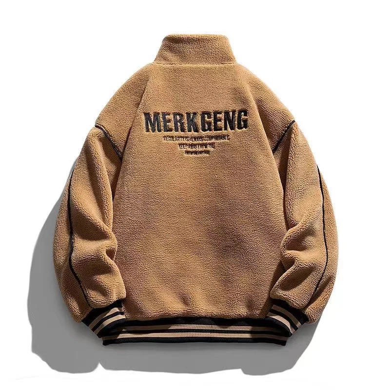 2022 New Menswear Korean Cotton Coat Winter Cashmere Thickened Cashmere Male Top Versatile For Men Women Fashion Warm Clothing