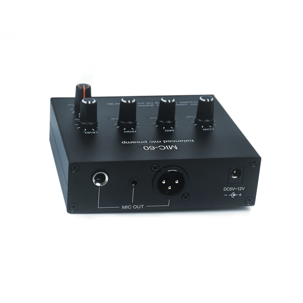 Средне-низкочастотный микрофон с микрофонным предусилителем мощности 48 В