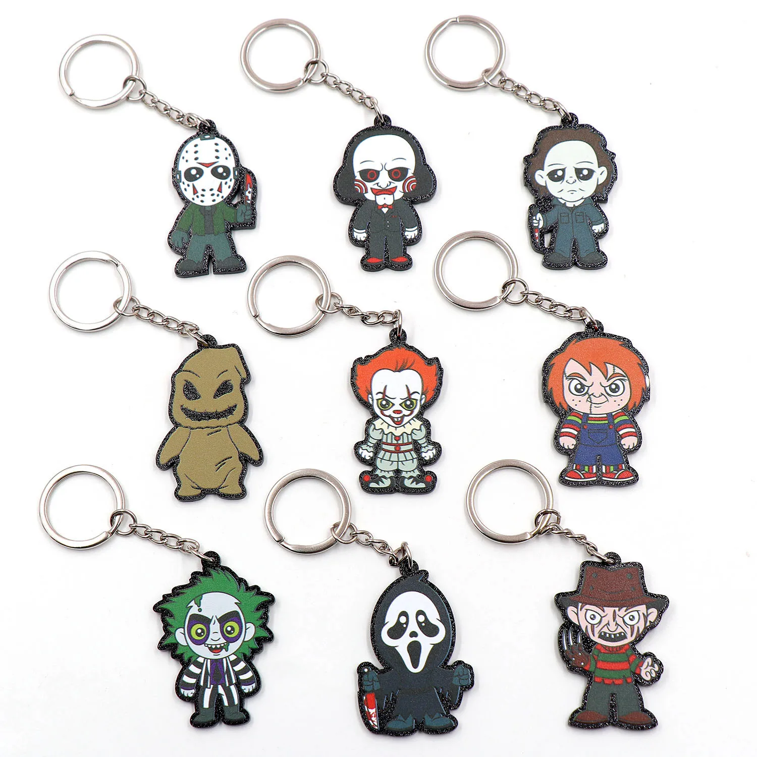 

(1 шт.) Классический акриловый брелок для ключей на Хэллоуин