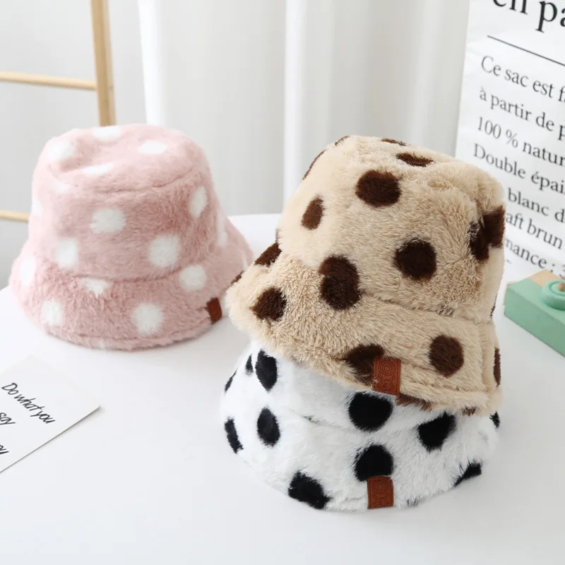 

Winter Wool Boy Girl Bucket Hat Kids Panama Fisherman Caps Thick Infant Toddler Baby Hats Children Outdoor Warm Beanies Cap
