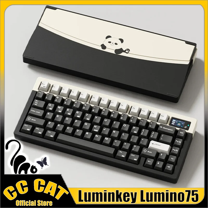 Клавиатура Luminkey Lumino75 механическая алюминиевая беспроводная клавиатура с тремя