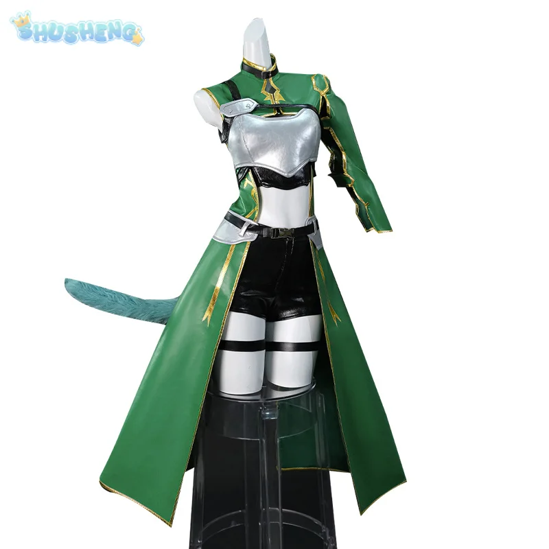 Asada Shino SAO Косплей Костюм Аниме Sword Art Online Ветровка ухо хвост грудь доспехи реквизит Хэллоуин вечеринка кошка демон новый комплект (art.: 3920d31d09bc3) - 3920d31d09bc3