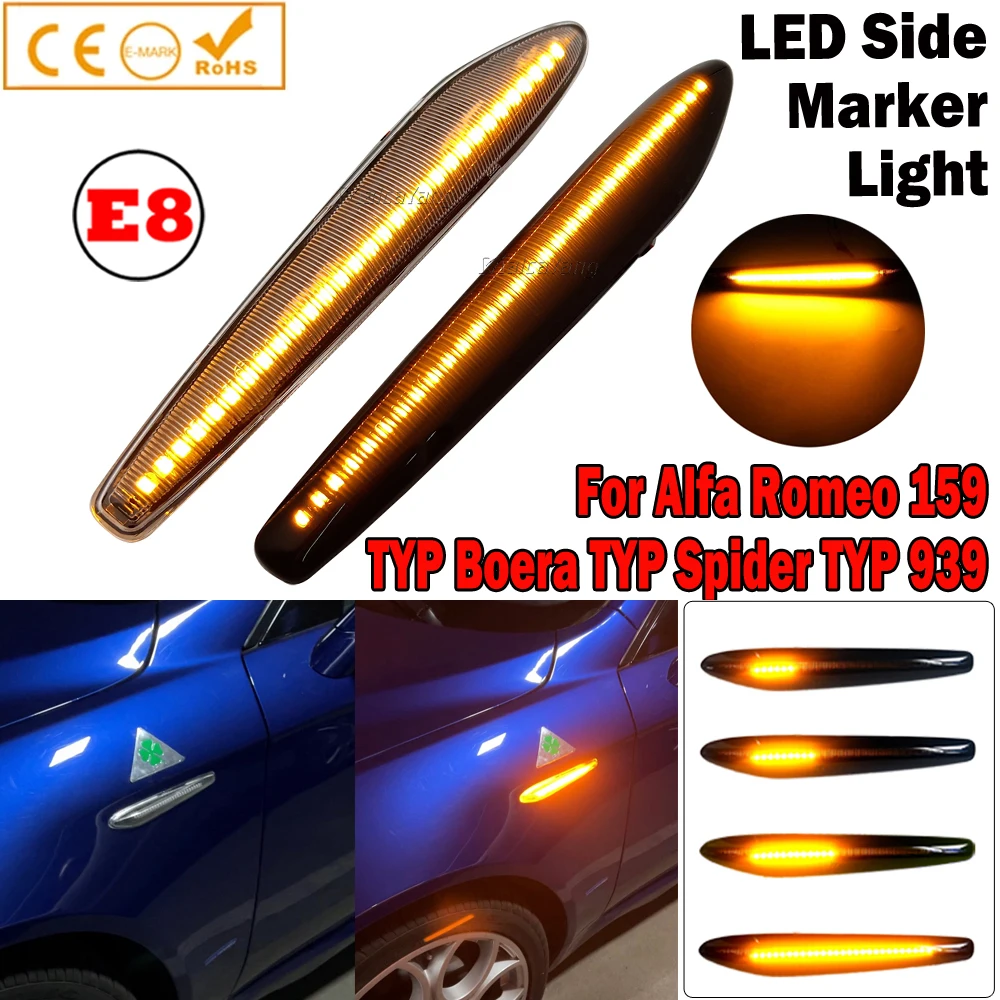 

Динамический светодиодный индикатор поворота для Alfa Romeo 159 Sportwagon Boera Spider 939