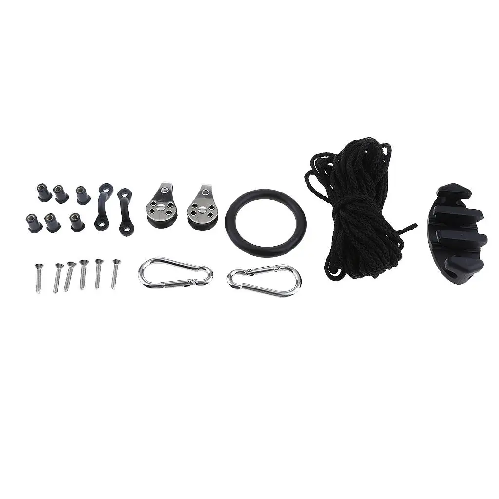 

Комплект для Каяка, каноэ, якоря, тележка, система шкива, скоба, колодка, глаз, кольцевые канаты