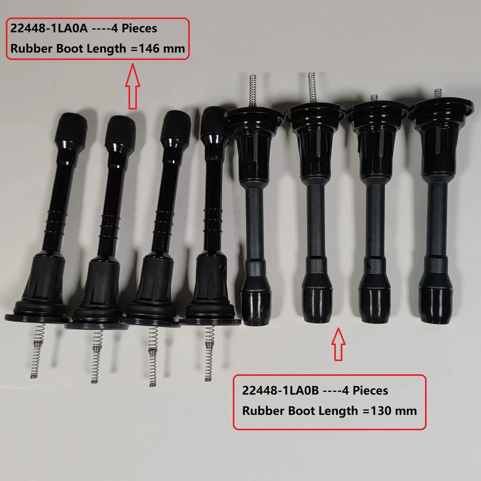 

8 резиновых чехлов катушки зажигания для Infiniti QX56/14-15 QX80 5,6 л OE 11-13 # 224481 LA0A / 22448-1LA0A / 224481 LA0B / 22448-1LA0B