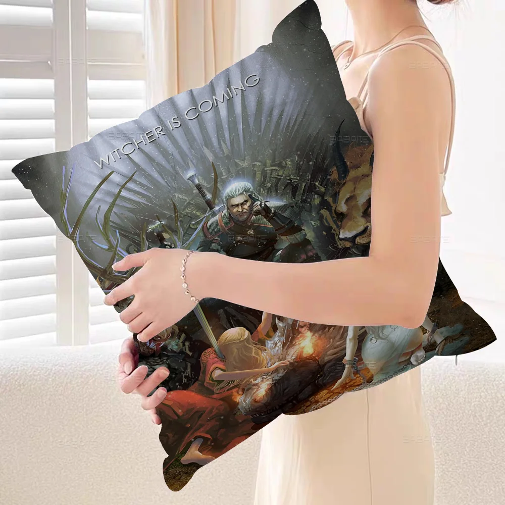 Hot-The-W-Witcher-Game персонализированная картина текст домашние декоративные подушки
