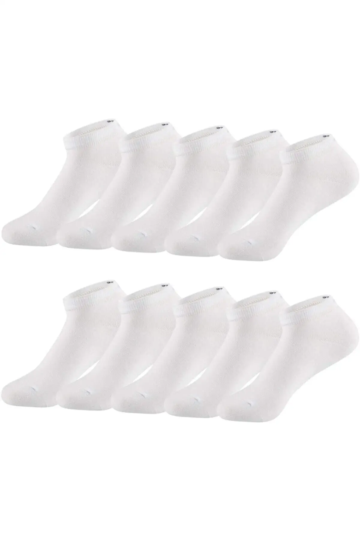 

White Cotton Wrist Length Socks 10 psc. BT-0272