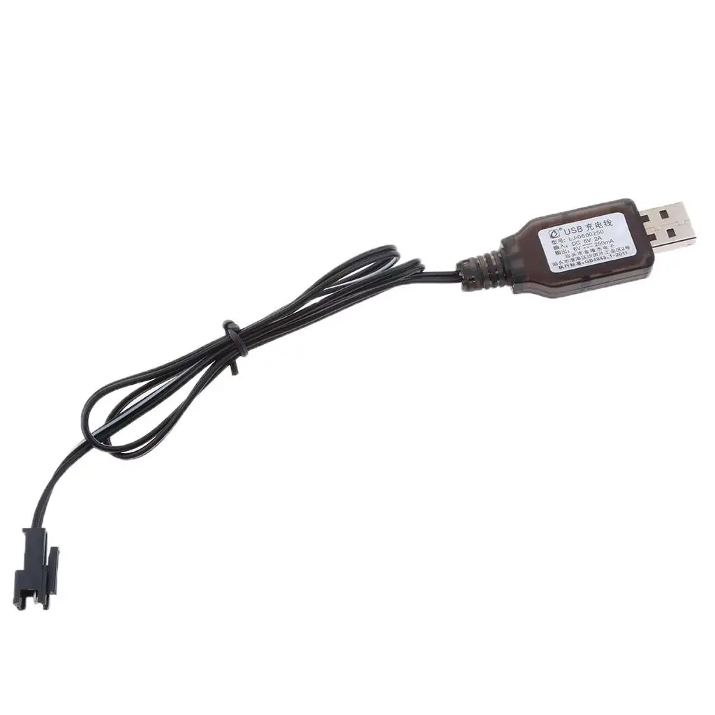 6 В USB-SM 2-контактный разъем NI-MH/Cd кабель для зарядки аккумулятора радиоуправляемых