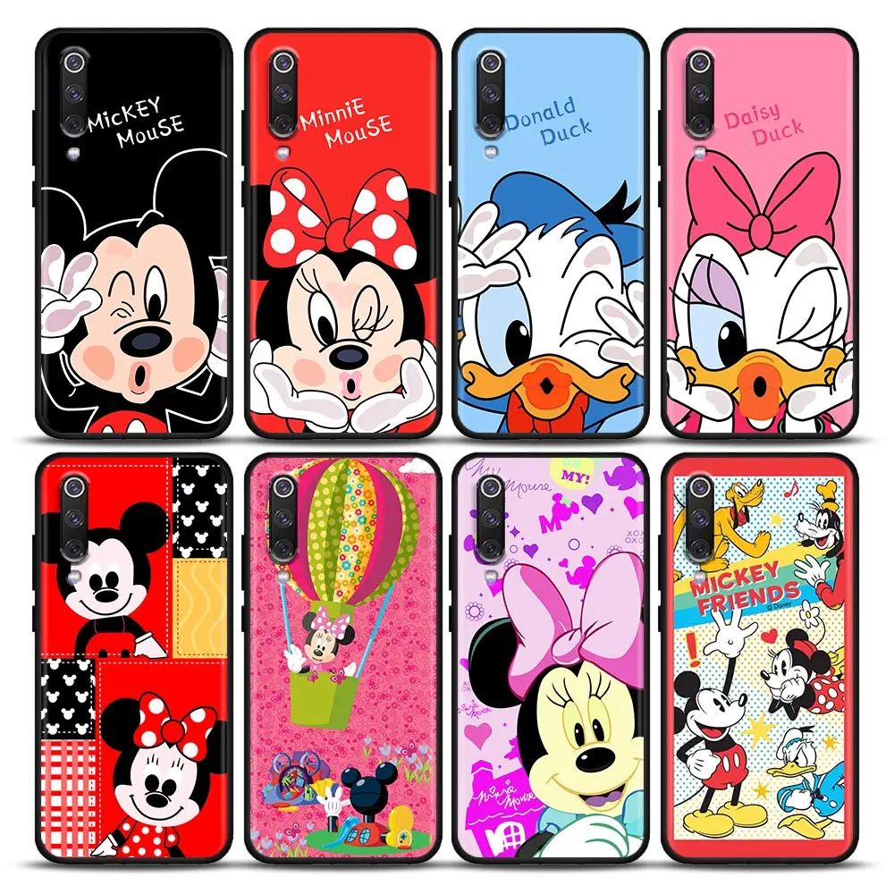 

Cute Mickey Minnie Mouse Anime Cartoon Phone Case For Xiaomi Mi A2 8 9 SE 9T 10 10T 10S CC9 E Note 10 Lite Pro 5G Cover Fundas