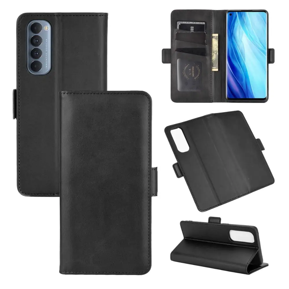 

Book Case For OPPO Reno 4 Pro 4G Leather Wallet Flip Cover Stand Card Holder Magnetic Phone Case For OPPO Reno 4 Pro 4G Coque