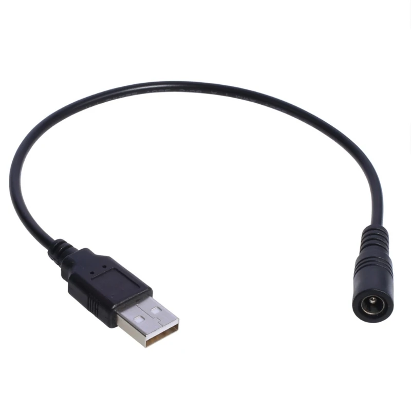 

USB to DC5.5x2.1mm Power Cable Cord Socket Adapter Cord Converter Connector Wire