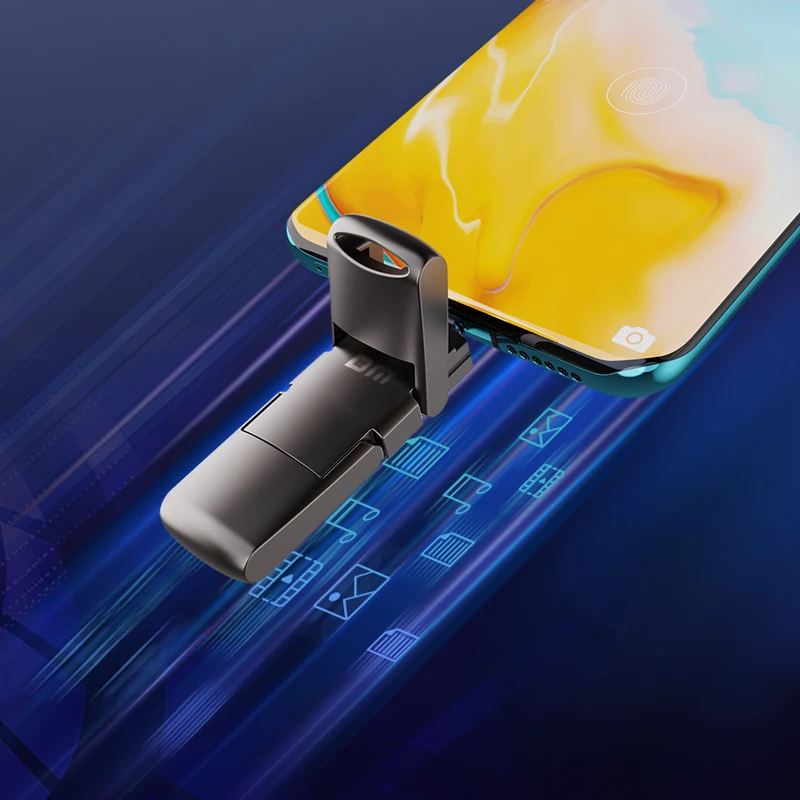 Высокоскоростной твердый флеш-накопитель US010 с двумя портами типа C скорость