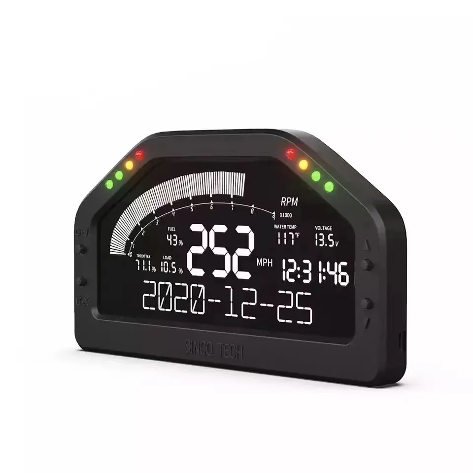 

New Multi-Function Race Dash Panels LCD Display Dashboard OBDll Bluetooth Connection 7 Colors Screen Racing Gaug
