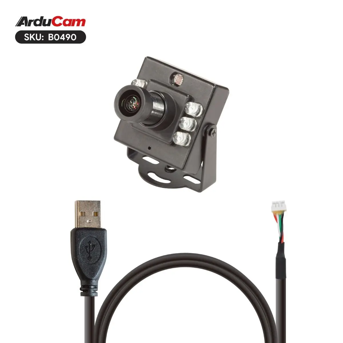 Arducam 2MP IMX462 USB-камера дневного и ИК ночного видения с металлической фотографией