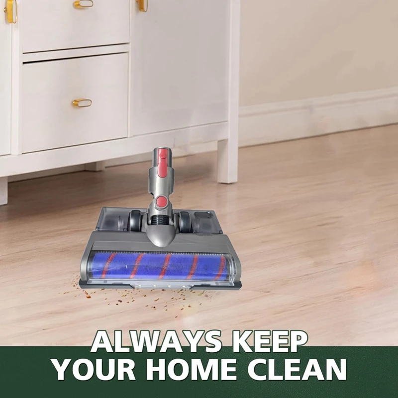 Для пылесосов Dyson V7 V8 V10 V11 V15 насадка для мягкой роликовой щетки со светодиодной