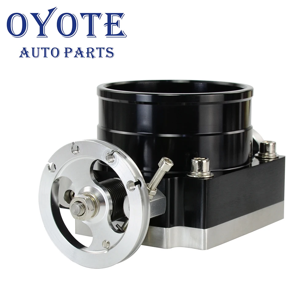 

OYOTE Black High Flow Performance Billet Aluminum Intake Manifold Throttle Body