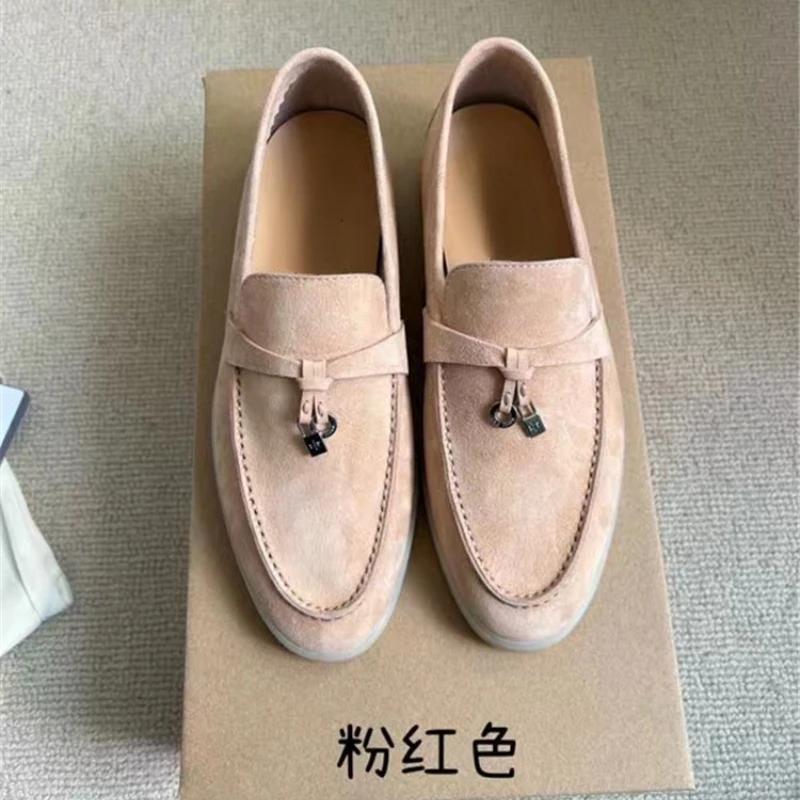 New Fashion Soft-soled Loafers Slip-on Lazy Flat Women's Large Size Single Shoes