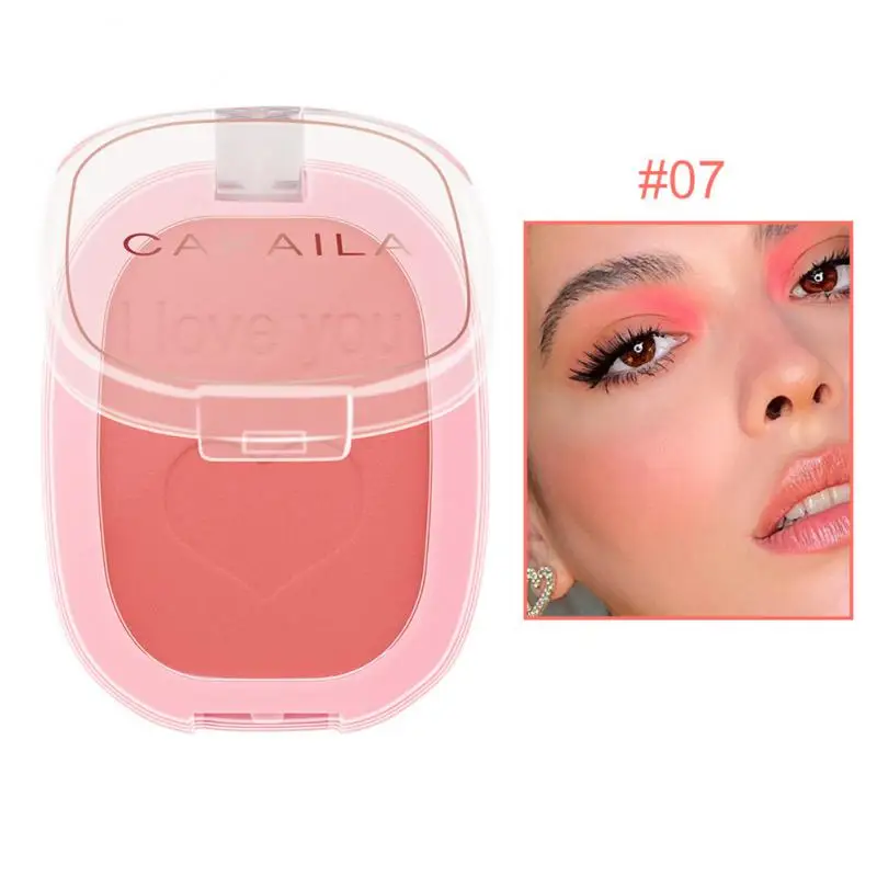 

Natural Face Blush Makeup Palette Cheek Rouge Tint Cream Lasting Natural Cheek Tint Orange Peach Pink Red Blush Cosmetic Makeup