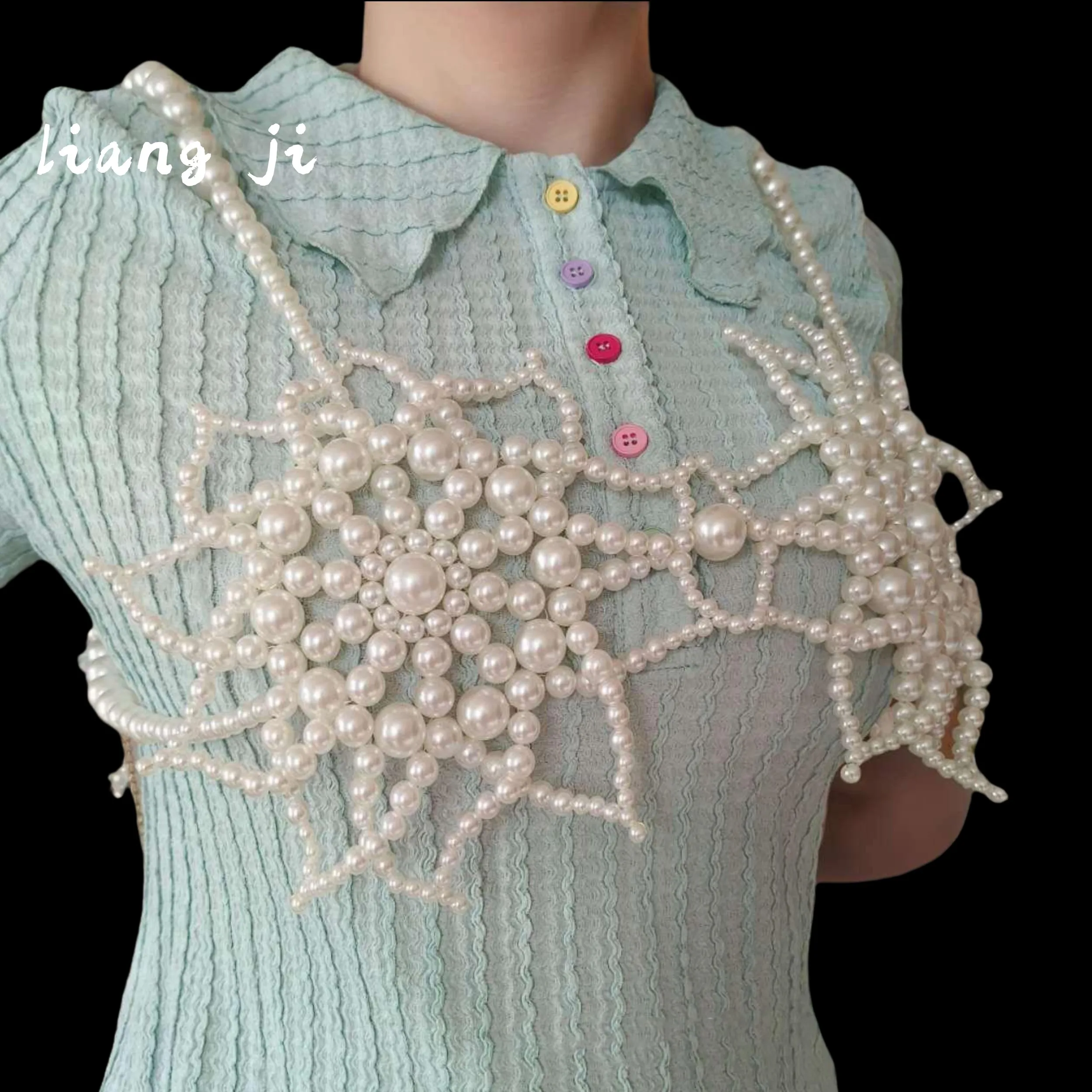 Ювелирные изделия для тела ручной работы жемчужный сексуальный бюстгальтер