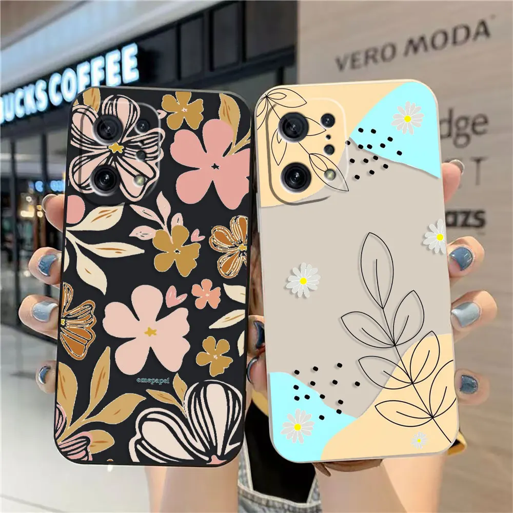 

Phone Case For OPPO OPPO FIND X5 X6 X3 X2 REALME 5 7 X7 X50 RENO ACE 2 4G 5G PRO Case Cover Funda Cqoue Shell Capa Summer Flower