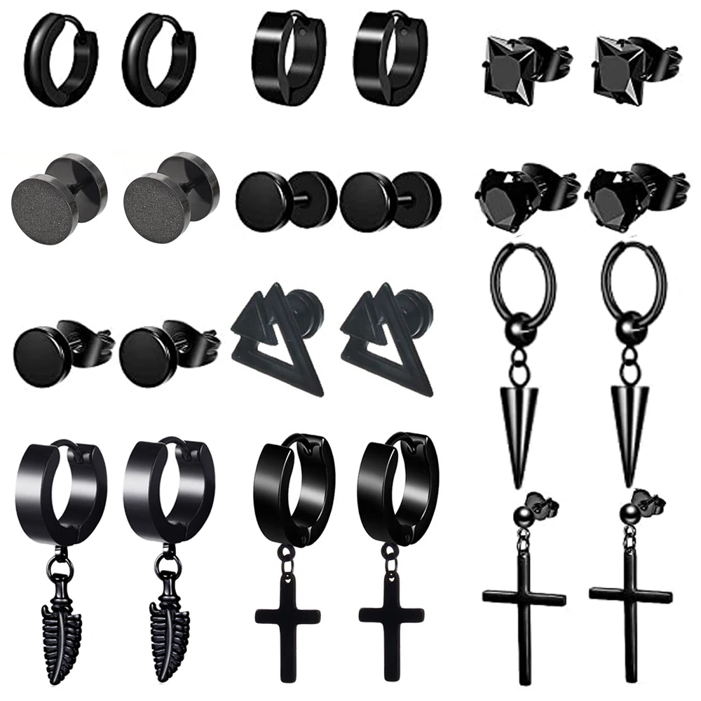 Серьги-гвоздики из нержавеющей стали унисекс корейские украшения в стиле KPOP DNA