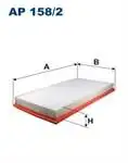 

AP158/2 for air filter VIANO W639 06 VITO W639 06 VITO W639 06