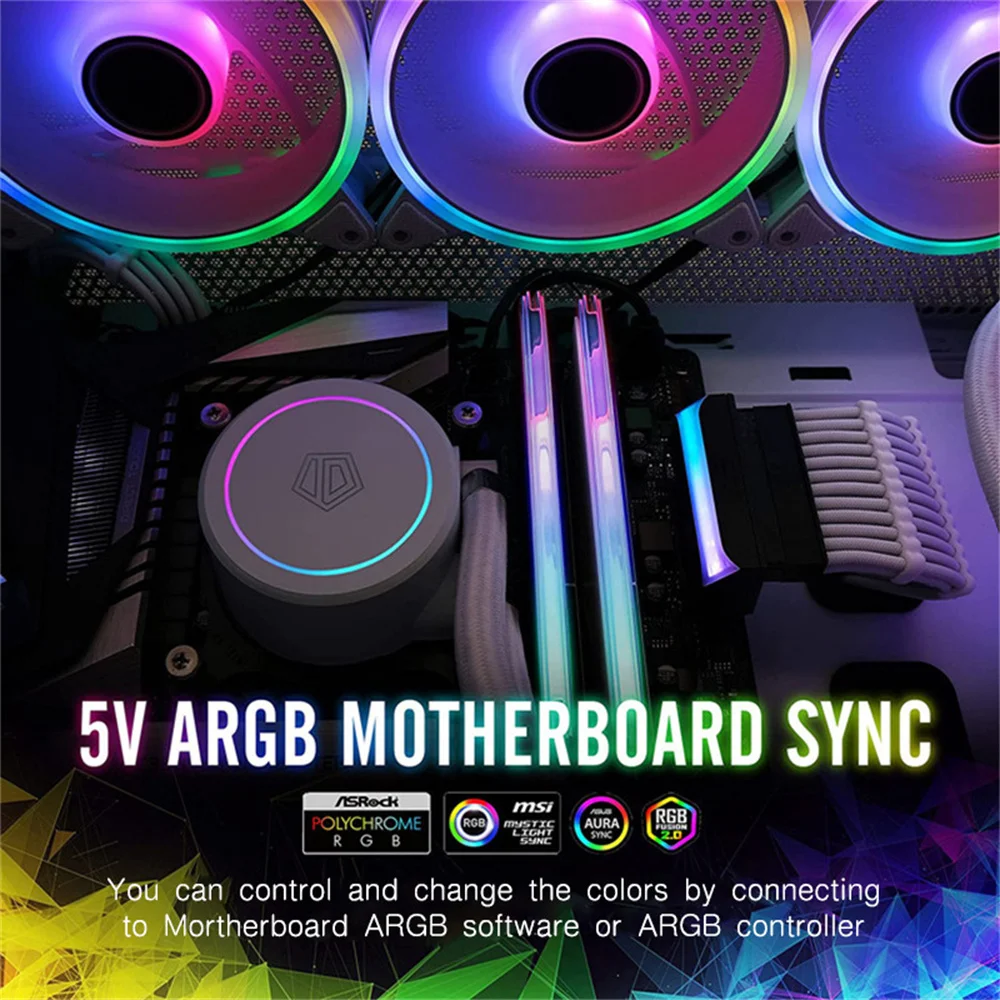 Установка адаптера питания Atx24-контактный светящийся Argb 24-контактный 90-градусный