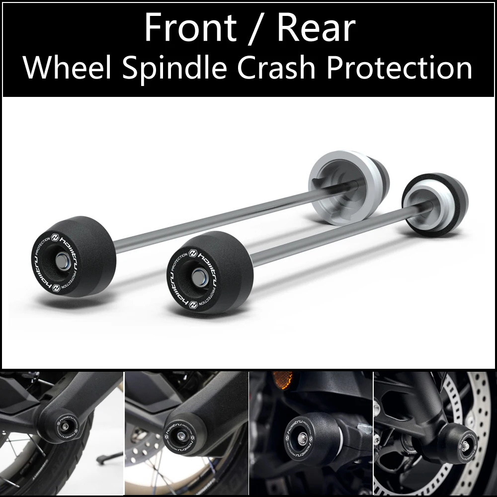 

Rear Front Axle Fork Crash Slider For Triumph Tiger 1200 GT Pro Explorer Rally Pro Explorer 2022-2023 Motorcycle Wheel Protector