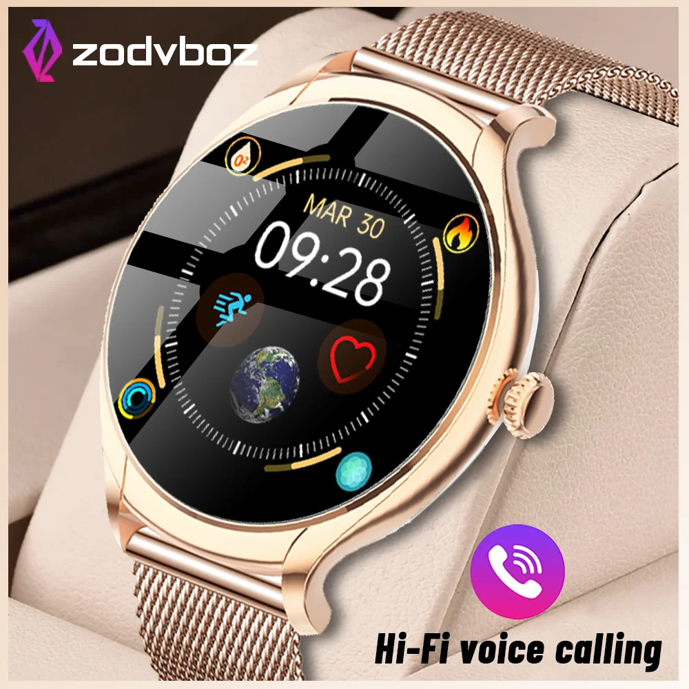 

Женские Смарт-часы с голосовым вызовом, водонепроницаемые (IP68)