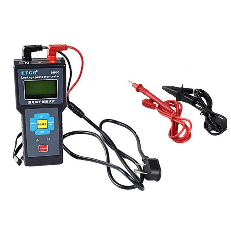 ETCR8600 Тестер защиты от утечек Диапазон тока 15-500 мА Онлайн измерение