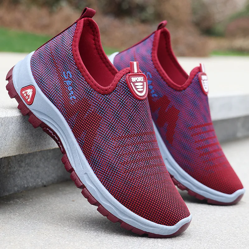 

Женские кроссовки без шнуровки, на платформе, дышащие прогулочные туфли с мягкой подошвой, Вулканизированная подошва, лето 2023