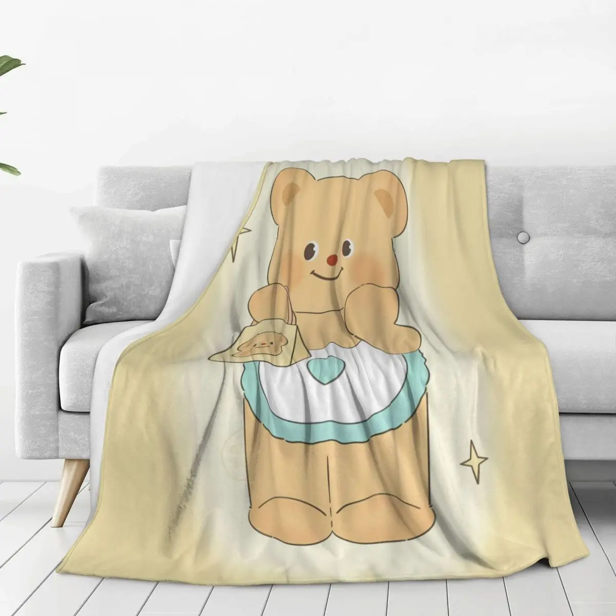 Одеяло для сумки ButterBear качественное супермягкое одеяло весеннее путешествий в