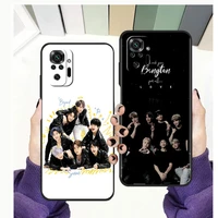 Hot Kpop-BTS-Boys Phone Case for Redmi Note Pro Plus Pro K40 Gaming Plus Shockproof Silicone Shell