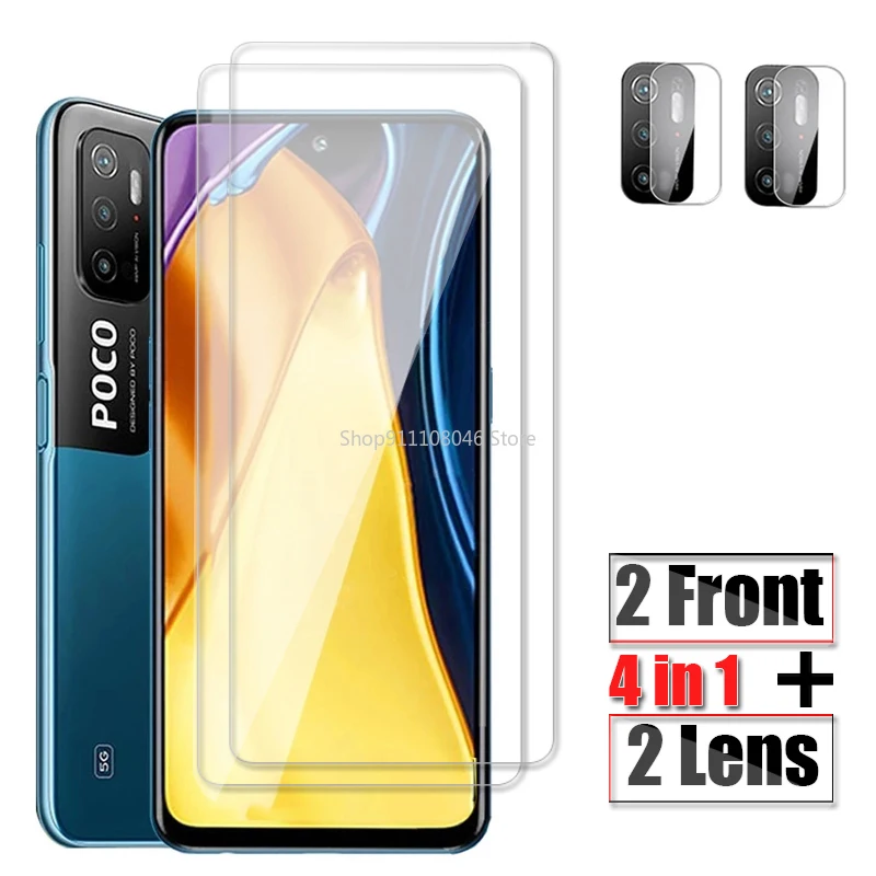 

Защитное стекло для HD-камеры Xiaomi Poco M3 Pro, зеркальное Защитное стекло для Xiaomi Poco F3 X3 NFC, закаленное стекло, прозрачная передняя пленка