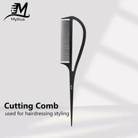 curly handle professional barber comb for women salon hair cutting comb stylist styling tool accessories anti static hair comb