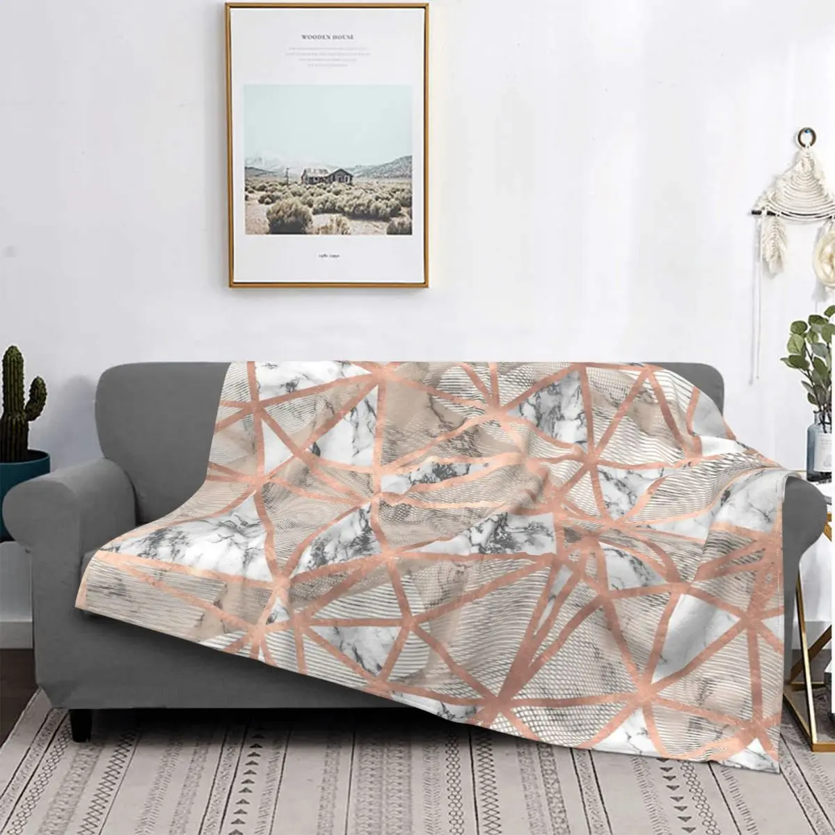 

Manta geoméa para cama, a cuadros para sofra colcha, 90, manta Kawaii, textil de lujo para el доме