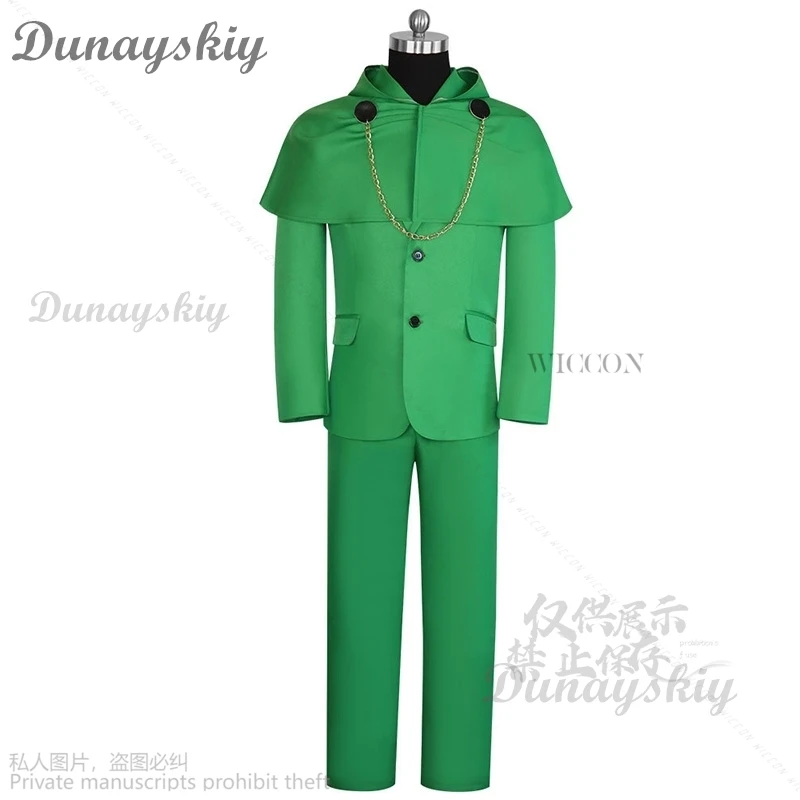 Аниме фильм Cos Виктор Доктор косплей злые костюмы эконотиста зеленый костюм