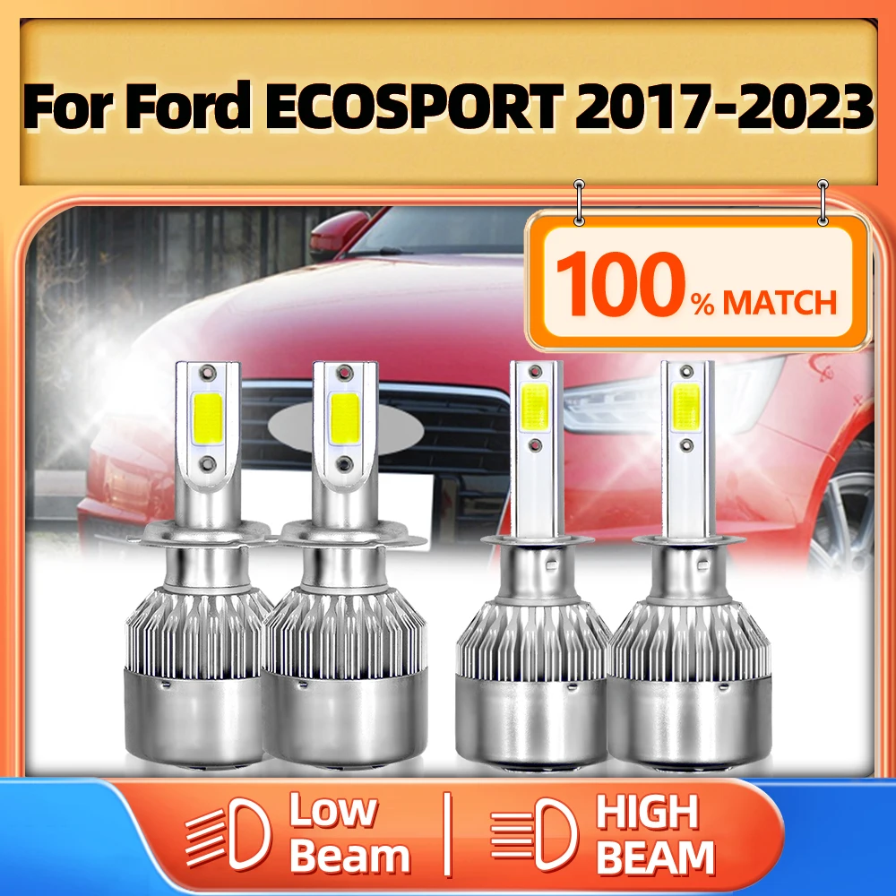 

LED Car Headlight Bulbs 40000LM Car Light 12V 6000K Auto Headlamp Bulbs For Ford ECOSPORT 2017 2018 2019 2020 2021 2022 2023