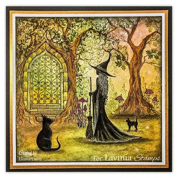 Коллекция Dream Witch Хэллоуин кошка дом холм дерево металлические штампы для резки