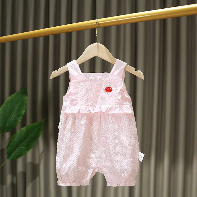 Baby summer clothes baby jumpsuits children's rompers 2022 children's new rompers for little girls summer clothes