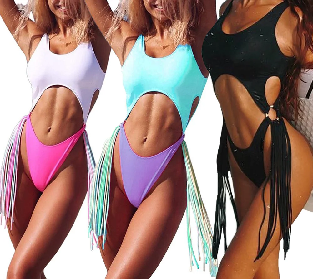 

Hot Sexy One Piece Swimsuit Swimwear Women Bodysuit High Waisted Bathing Suit High Cut Beach Wear Black Red Monokini Swimsuit