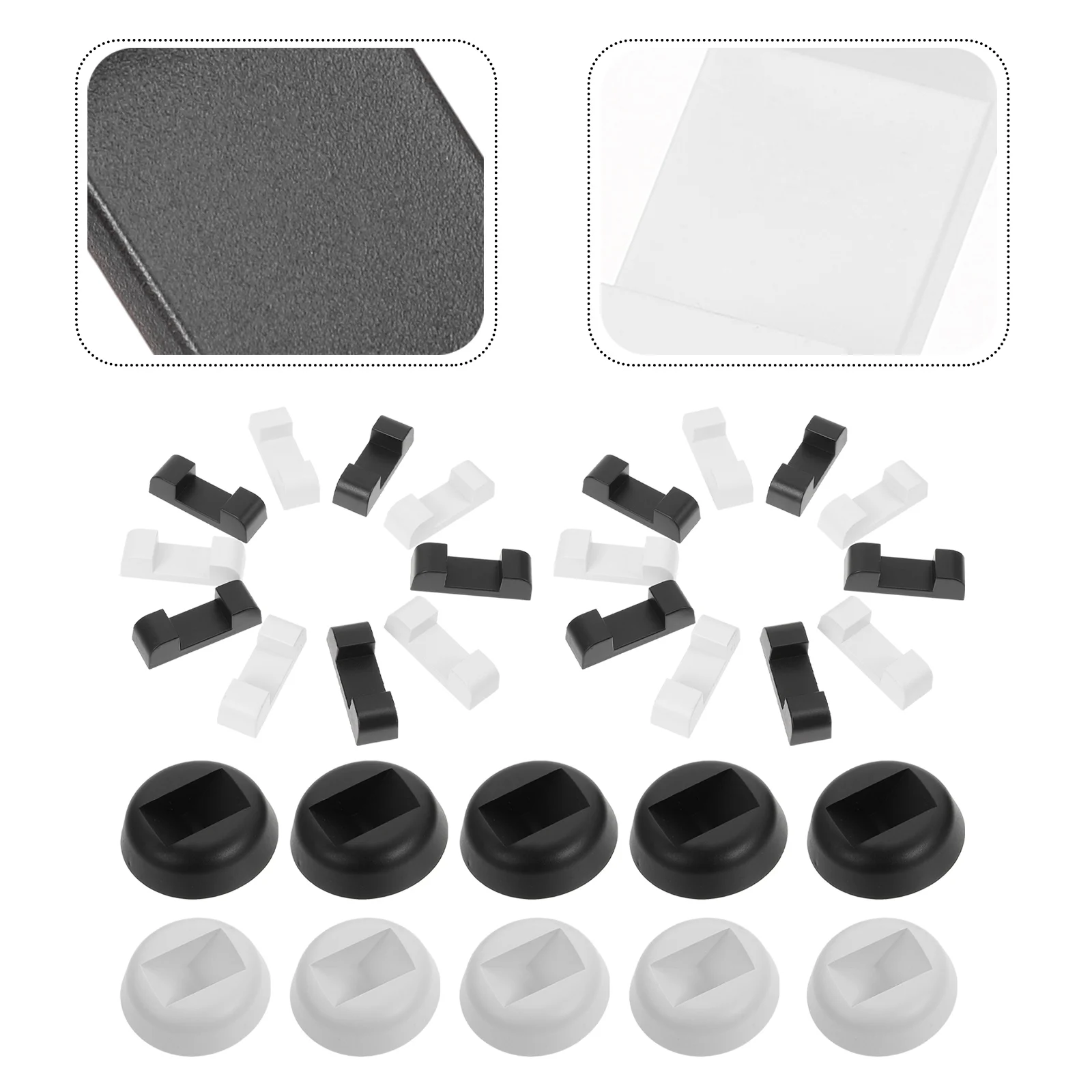 

Display Holder Bases Floating Stand Case Rack Earring 3D Base Box Frame Organizer Jewelryearrings Standing Shadow Bracelet