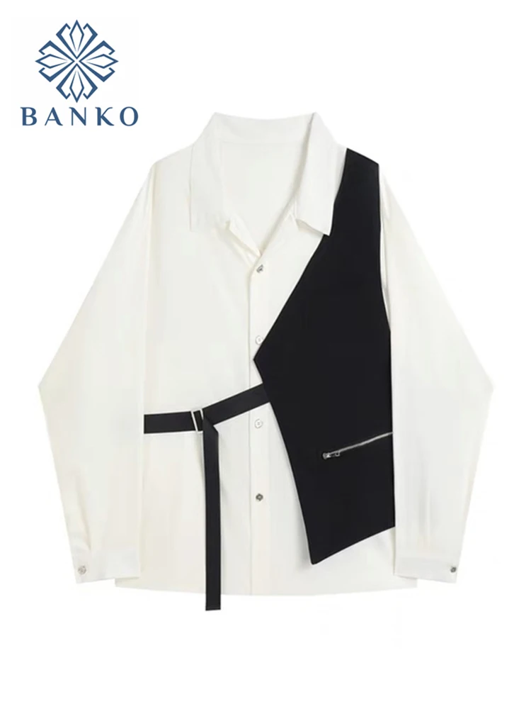 2022 New Two Piece Sets Women Spring Korean Fashion Long Sleeve Shirt Loose Casual Y2k Harajuku Blouse E-girl Tide Tops Ladies