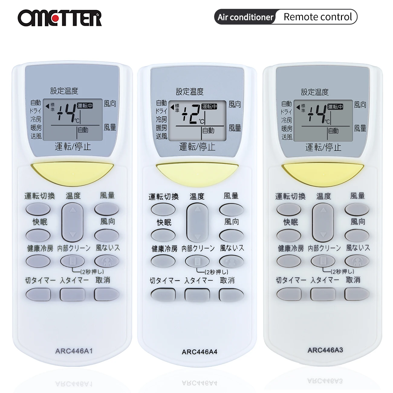 

Suitable for DACK DAIKIN ARC446A1 ARC446A3 ARC446A4 Air Conditioning Remote Control Japanese