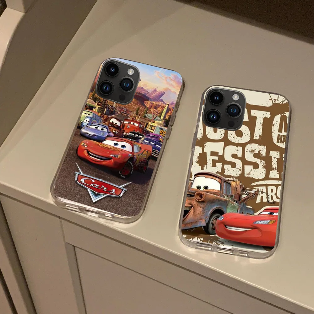 Прозрачный силиконовый чехол WD-14 Lightning McQueen для LG K42 50 52 62 71 G8 V40 60 G52 61 92 X4 VELVET Stylo6 THINQ5