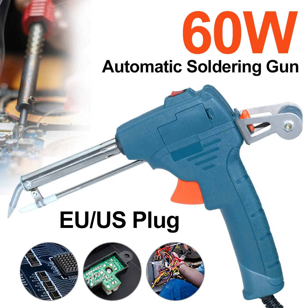 

60W Hand-Held Tin Soldering Iron 110V/220V Fast Heating Electric Soldering Iron Tin Gun Automatically Welding Repair Tools