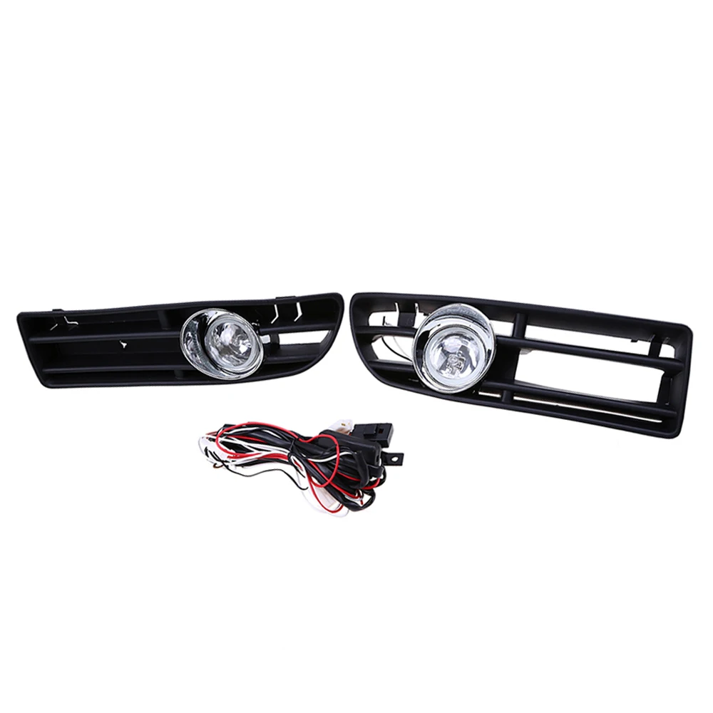 

Car BUMPER GRILLE FOG LIGHT Fit FOR VW JETTA BORA 99-04 Clear Lens