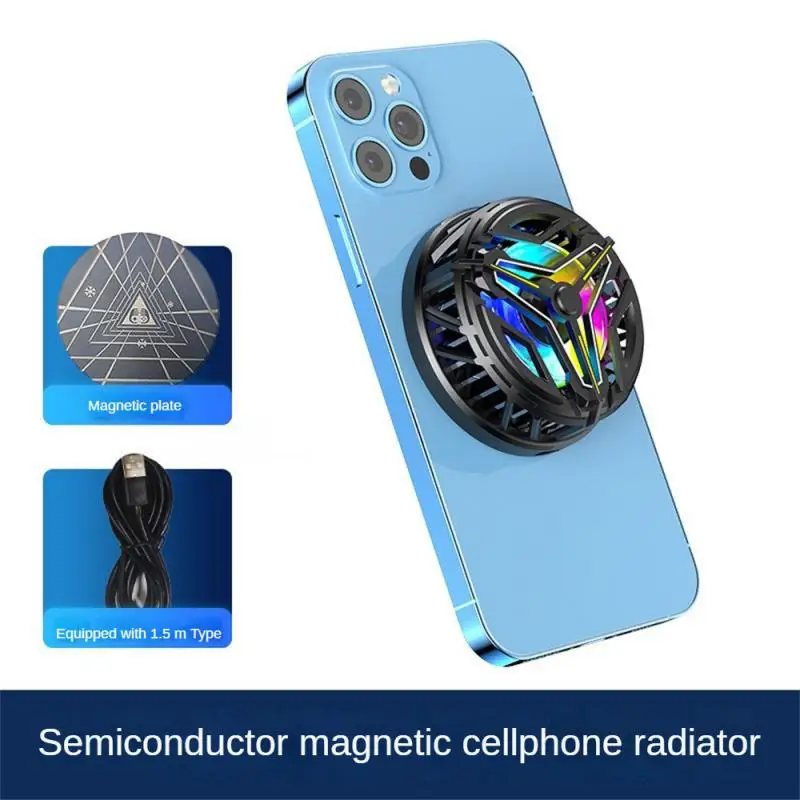

Mobile Phone Radiator Phone Cooler Second-speed Cooling Double Wind Pressure Cooling Phone Fan Air Turbocharged Fan