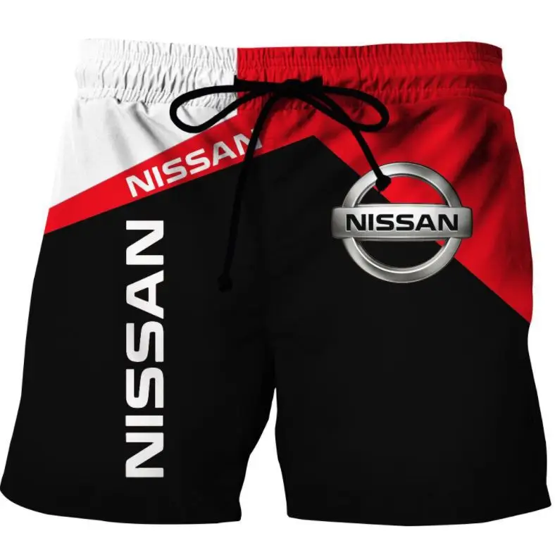 

Hot Best selling 2022 High Quality Nissan car logo Breathable Comfortable Casual Men Style Man Home Shorts With Pocket